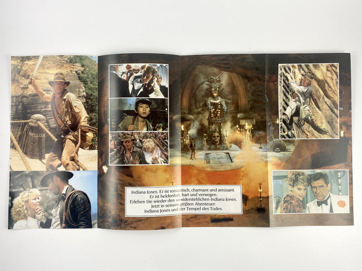 Indiana Jones Tempel des Todes - Flyer