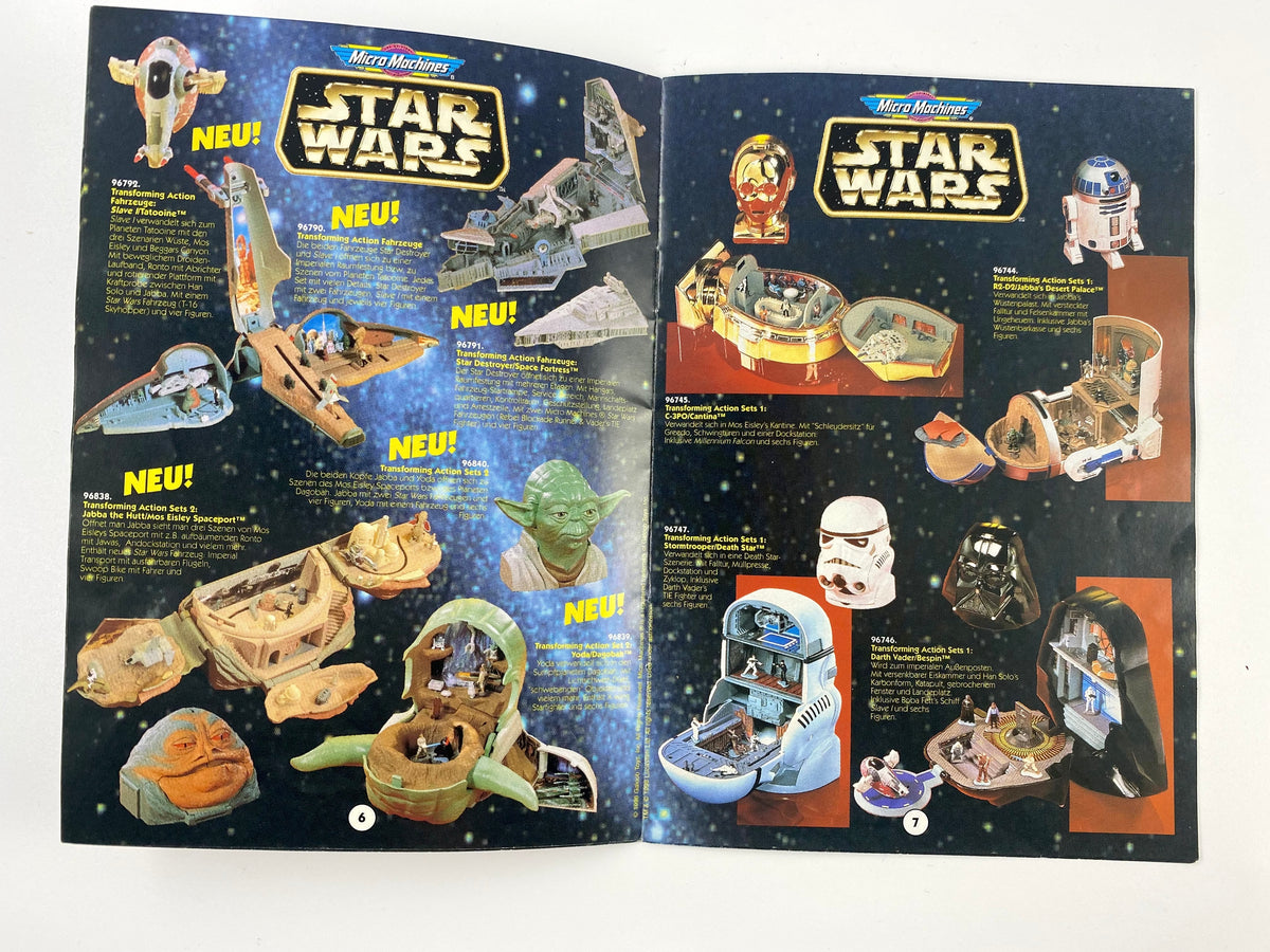 MicroMachines Flyer / Prospekt, Fa. Ideal