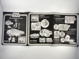 Millennium Falcon Palitoy 1977  Bauplan Instruction Sheet , original