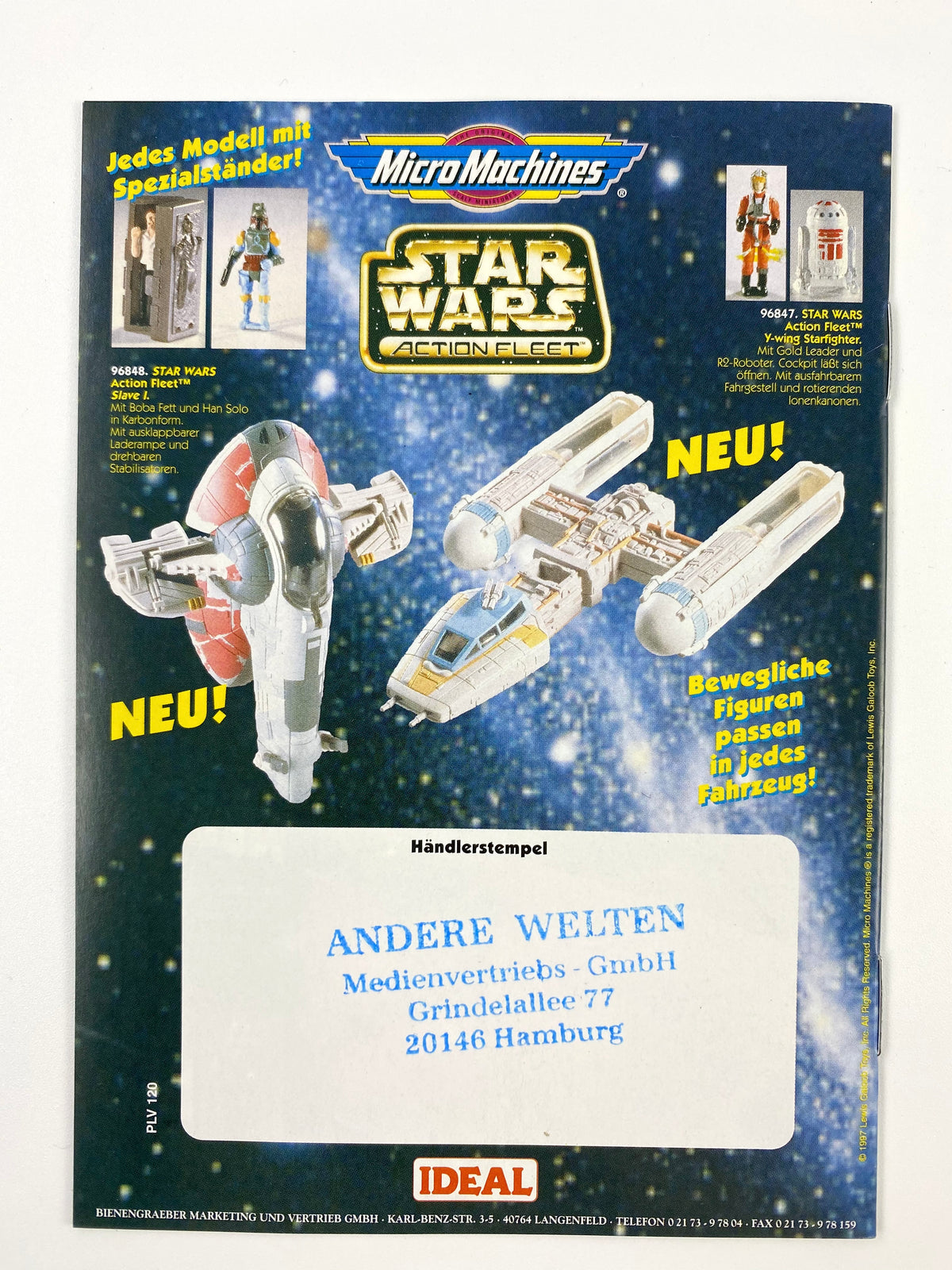 Flyer / Prospekt Ideal 1007 MicroMachines u.a.