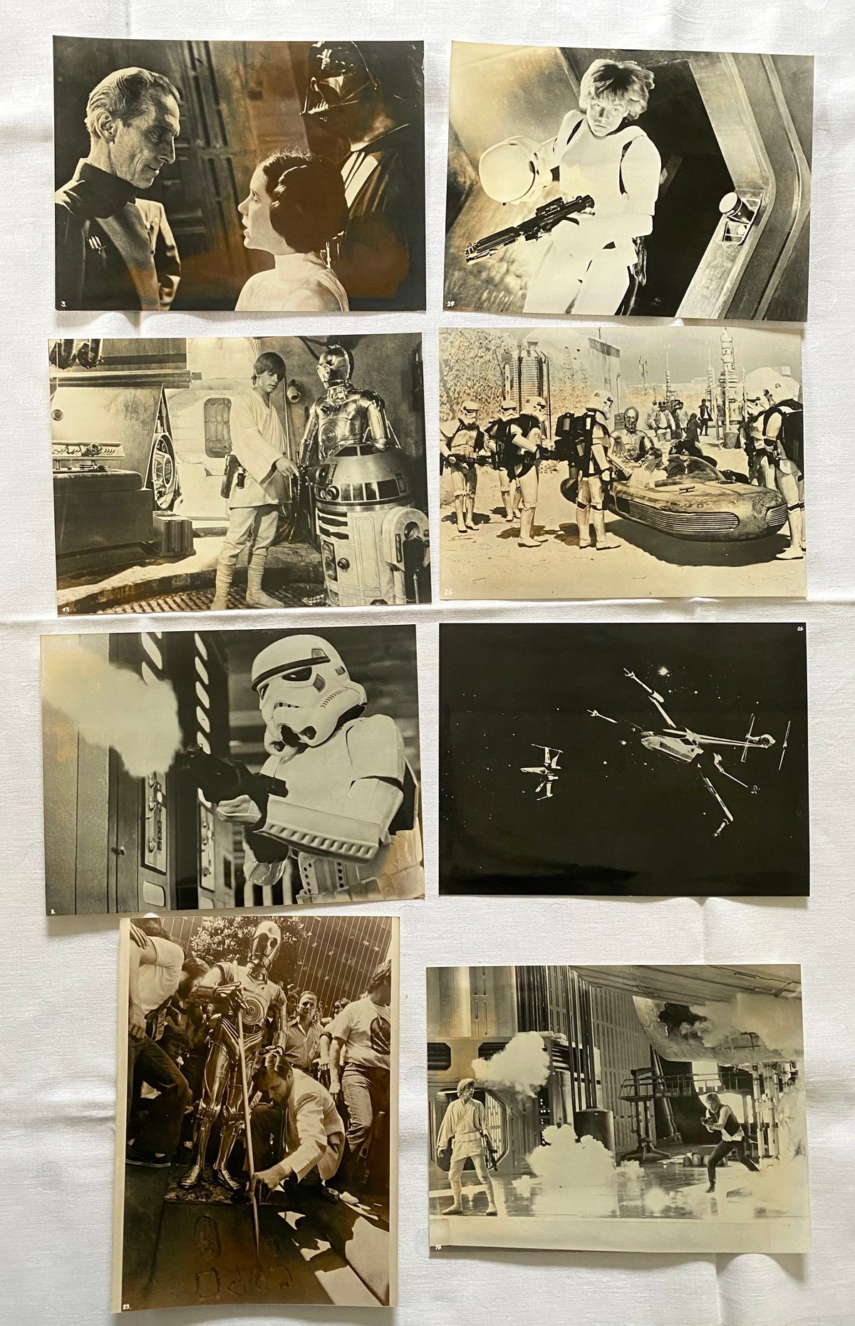 Pressefotos Lobby Aushang (8) Krieg der Sterne Star Wars