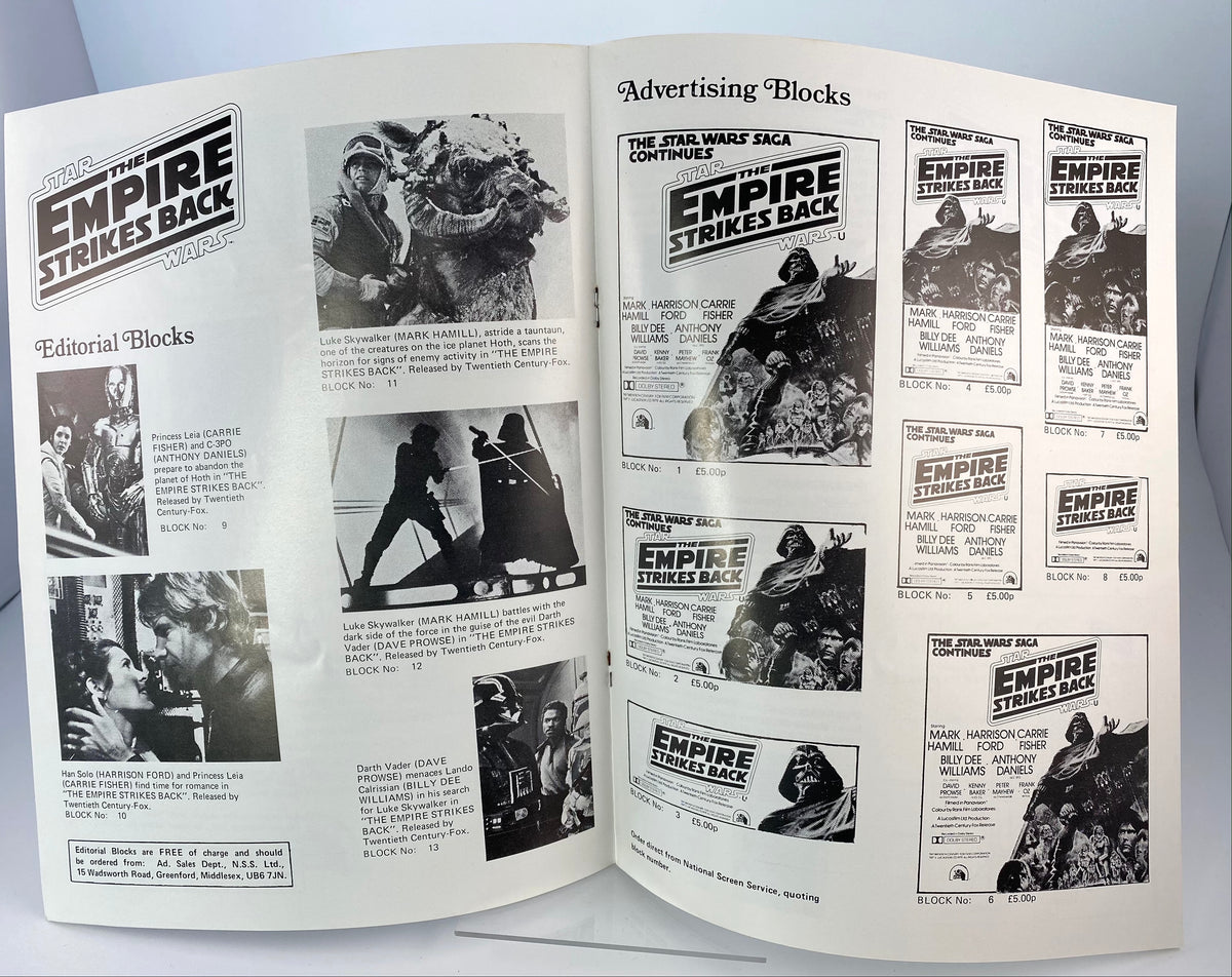 Empire strikes back Press Book