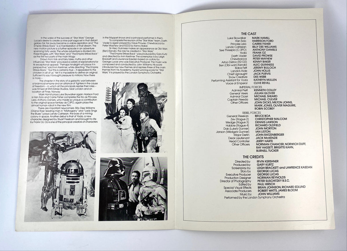 Empire strikes back Presse Folder mit extra Foto