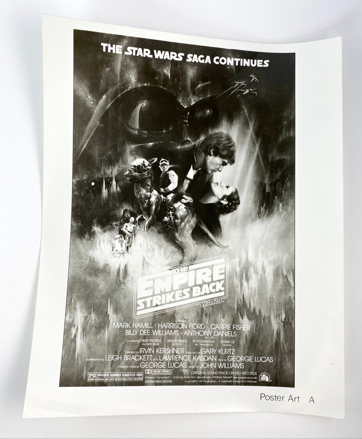 Empire strikes back Presse Folder mit extra Foto
