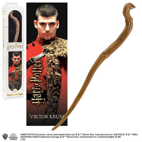Viktor Krum Zauberstab 30 cm + 3D Lesezeichen
