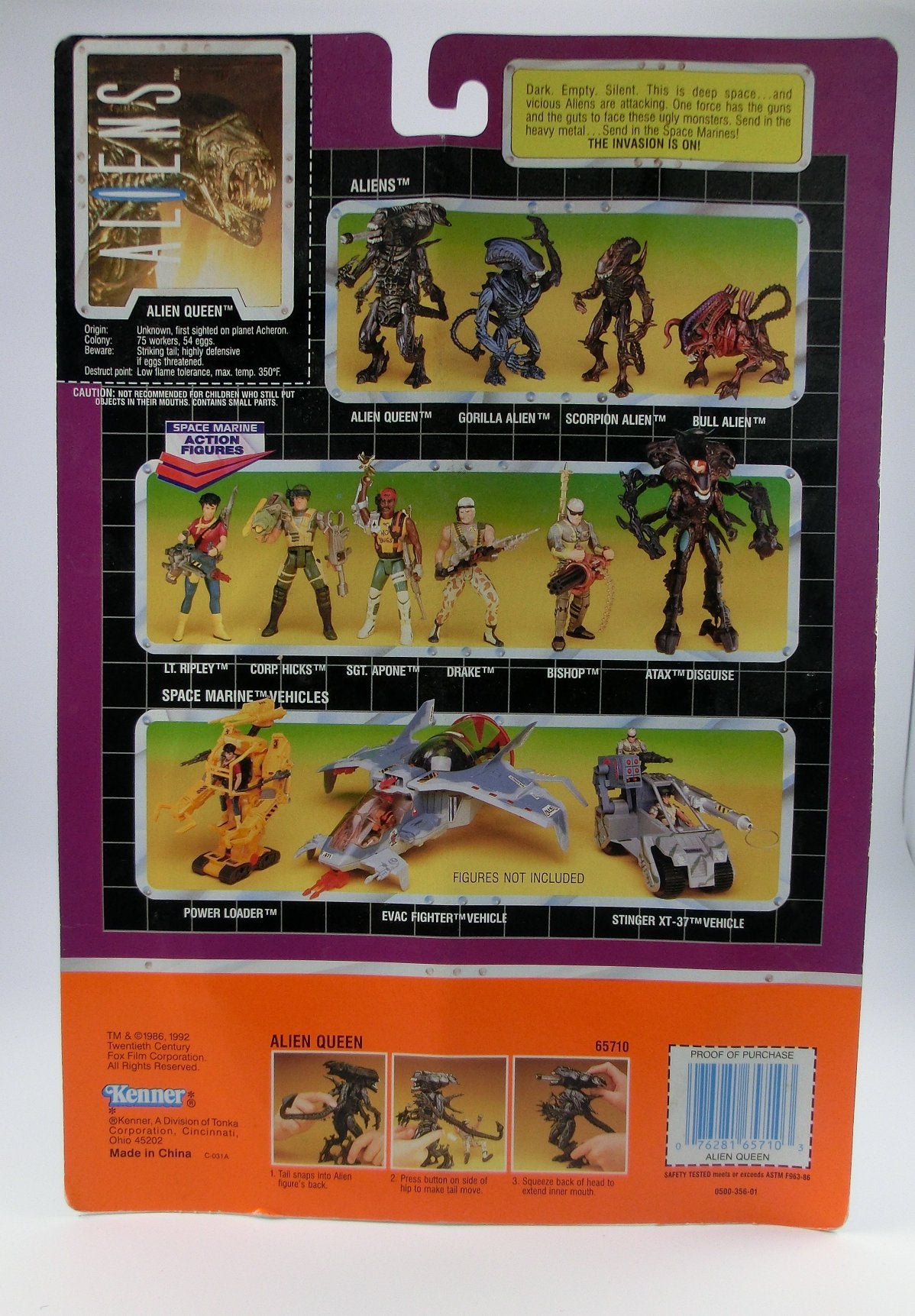 Aliens Special DeLuxe Queen Action Figur 16 cm , Kenner 1992