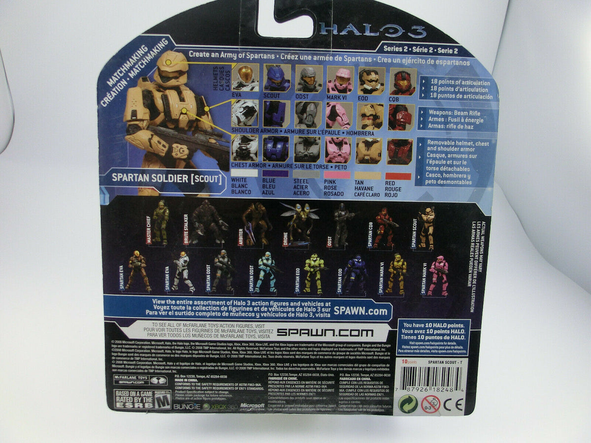 Halo 3  Spartan Soldier Scout Action Figur