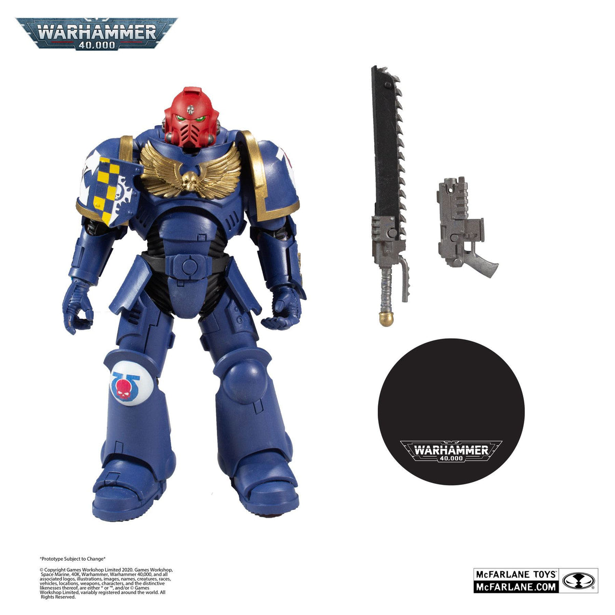 Warhammer 40k Actionfigur Space Marines Primaris Assault Intercessor 18 cm , McFarlane