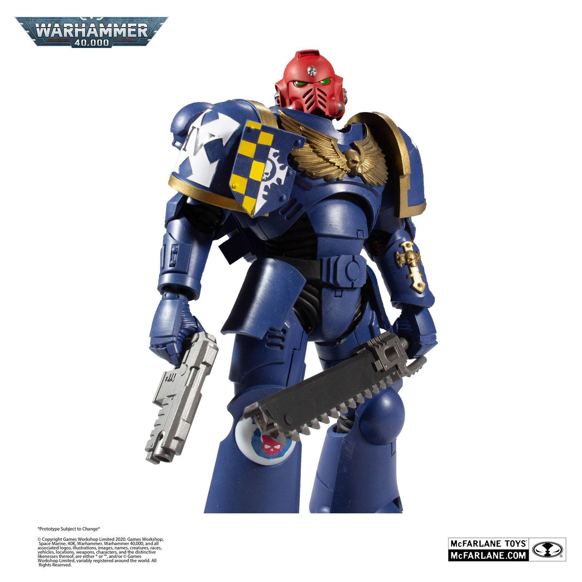 Warhammer 40k Actionfigur Space Marines Primaris Assault Intercessor 18 cm , McFarlane