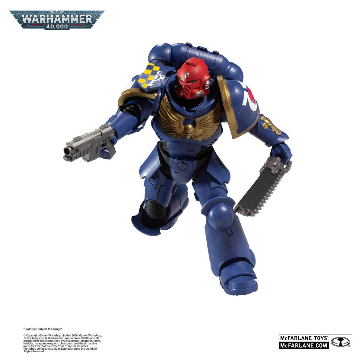 Warhammer 40k Actionfigur Space Marines Primaris Assault Intercessor 18 cm , McFarlane