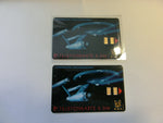 Star Trek Classic Kirk + Spock Telefonkarten-Set C.A.T. 6 DM