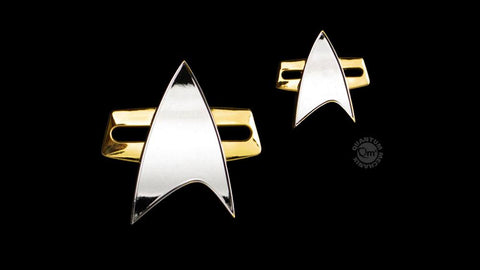 Star Trek Voyager Communicator 7 Magnetisch & Ansteck-Button 2er Set