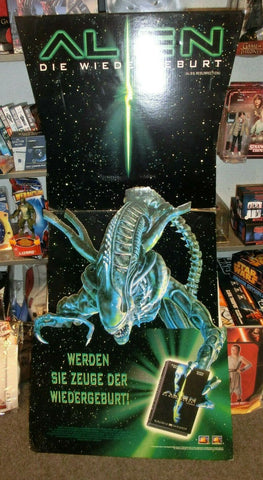 Alien Wiedergeburt Pappaufsteller für VHS-Start 136 x 70 x 10 cm  Nur Abholung!