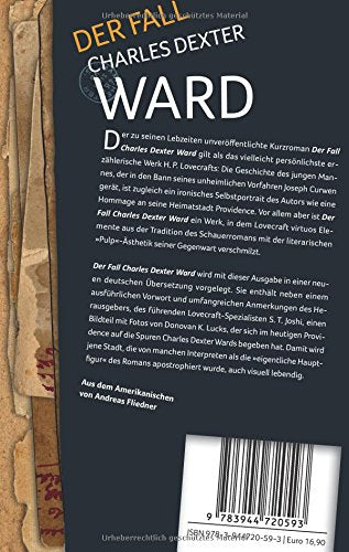 Der Fall Charles Dexter Ward - Lovecraft