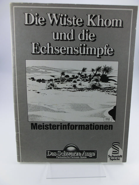 DSA Die Wüste Khom u.d. Echsensümpfe Meisterinformationen 1990 Schmidt Spiele