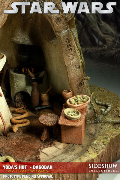Yoda Hütte / Hut Sideshow Playset Diorama Enivroment 1:6