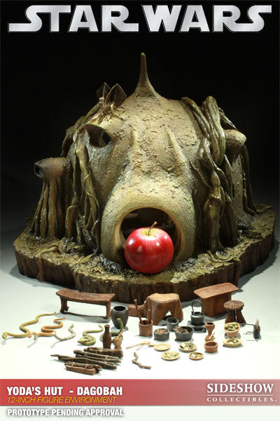 Yoda Hütte / Hut Sideshow Playset Diorama Enivroment 1:6