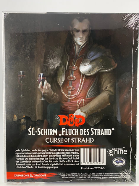 D & D Dungeons & Dragons Fluch des Strahd Schirm