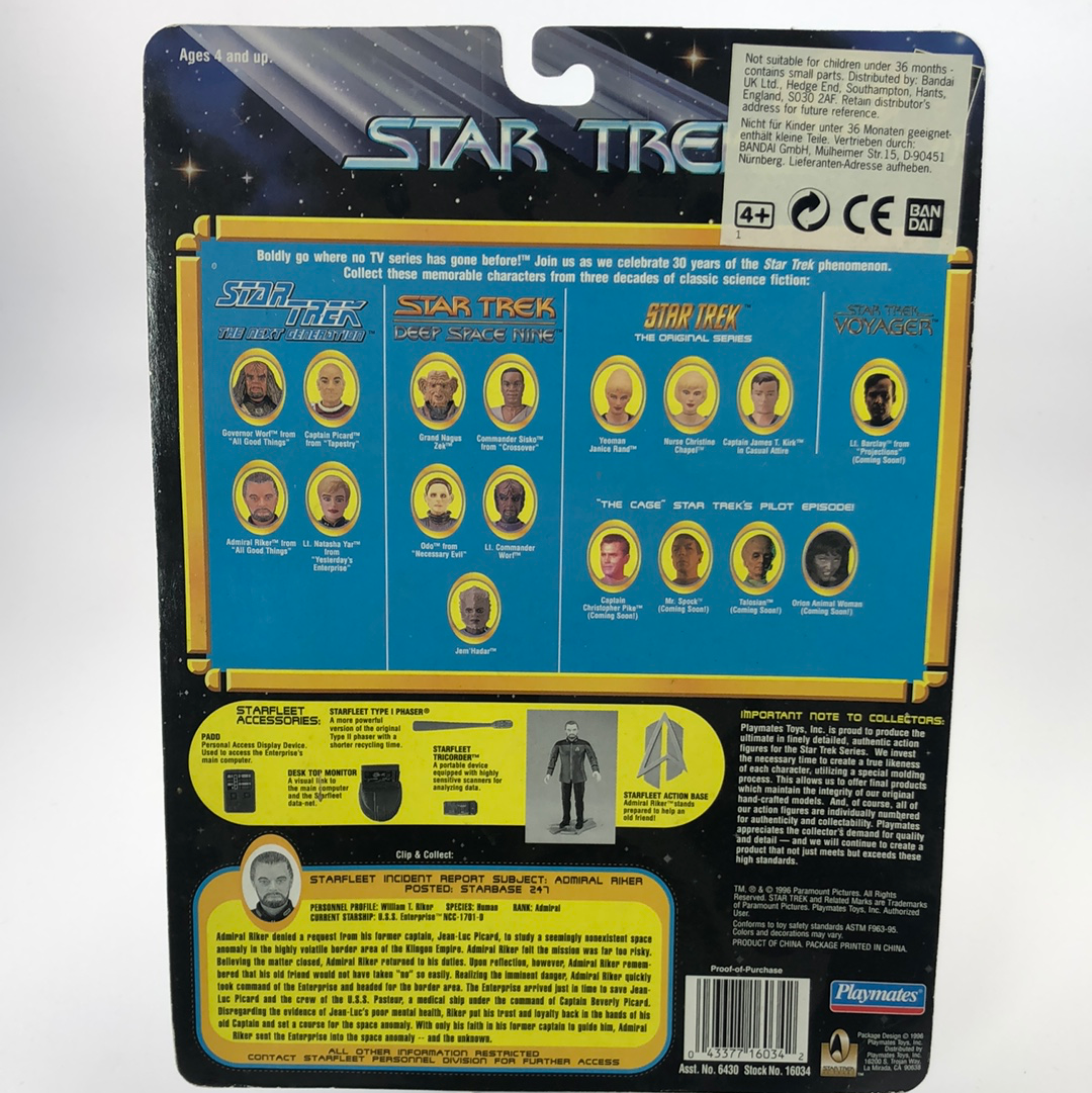 Admiral Riker Star Trek Actionfigur