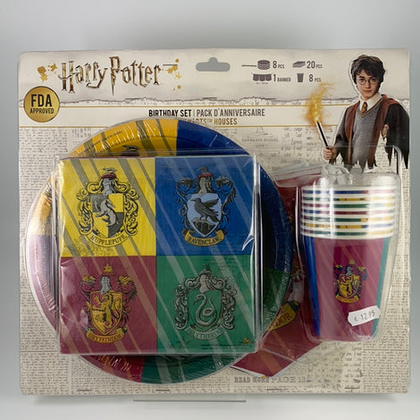 Harry Potter Geburtstagsset Howarts Houses