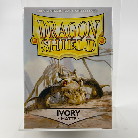 Dragon Shield 100 Standard Size Card Sleeves (Ivory matt)