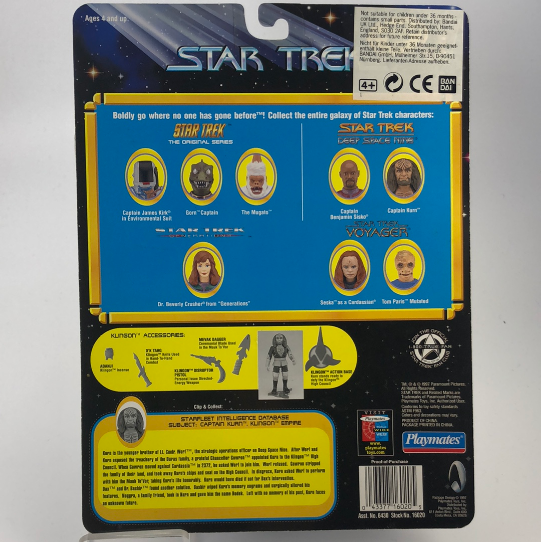 Star Trek Captain Kurn Action Figur