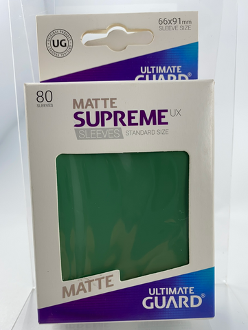 Matte Supreme Sleeves (80 Stk. Matte Green)