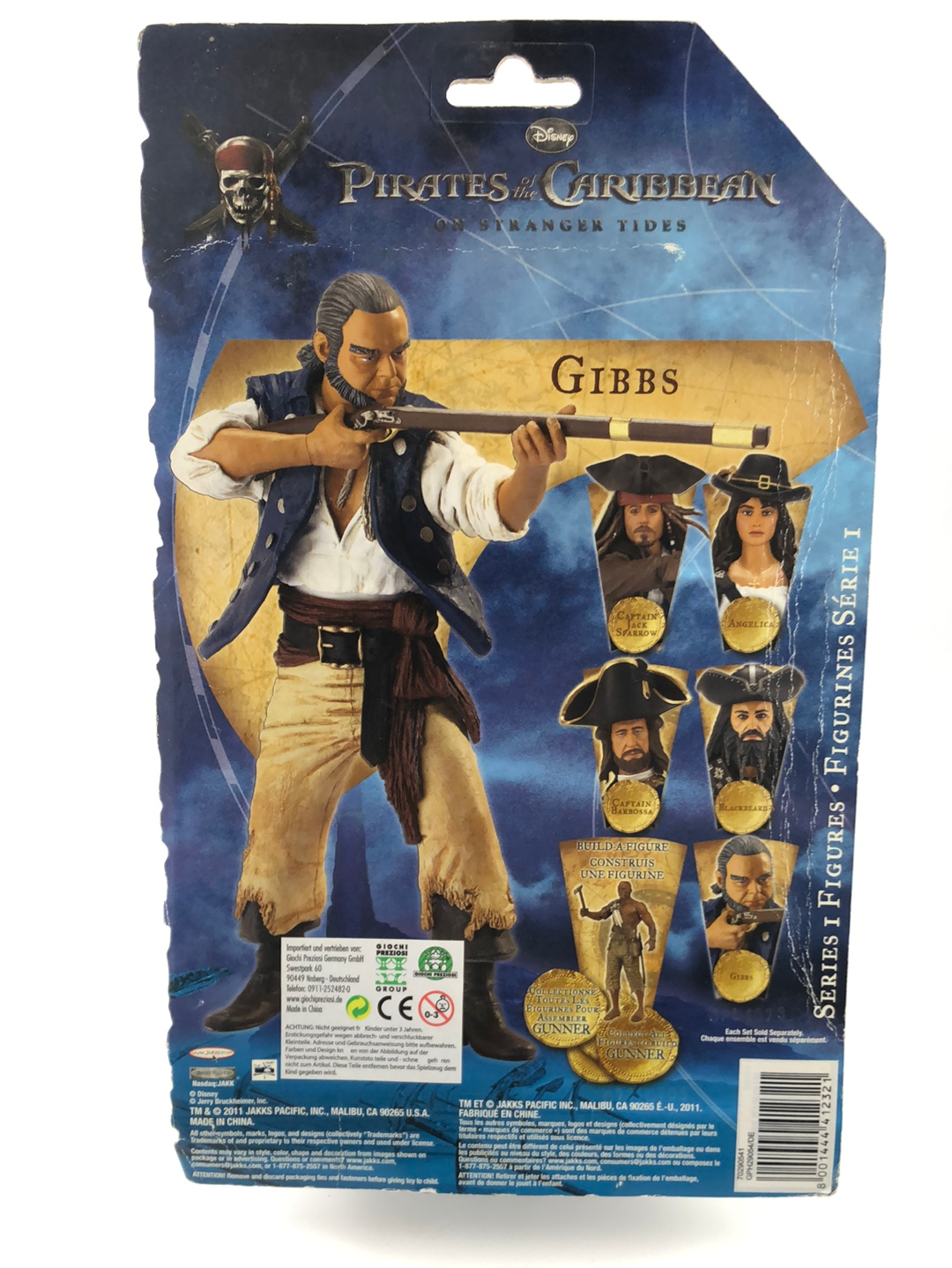 Pirates of the Carribean IV Gibbs Actionfigur 15 cm