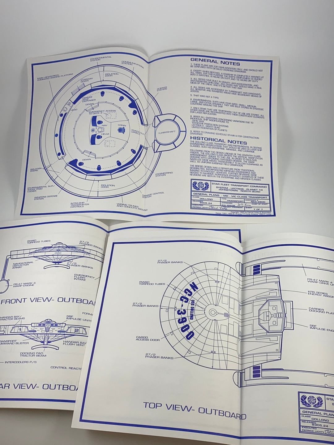Dollond Class MK-Vic Heavy Transport Blueprimts /Tech. Zeichnung