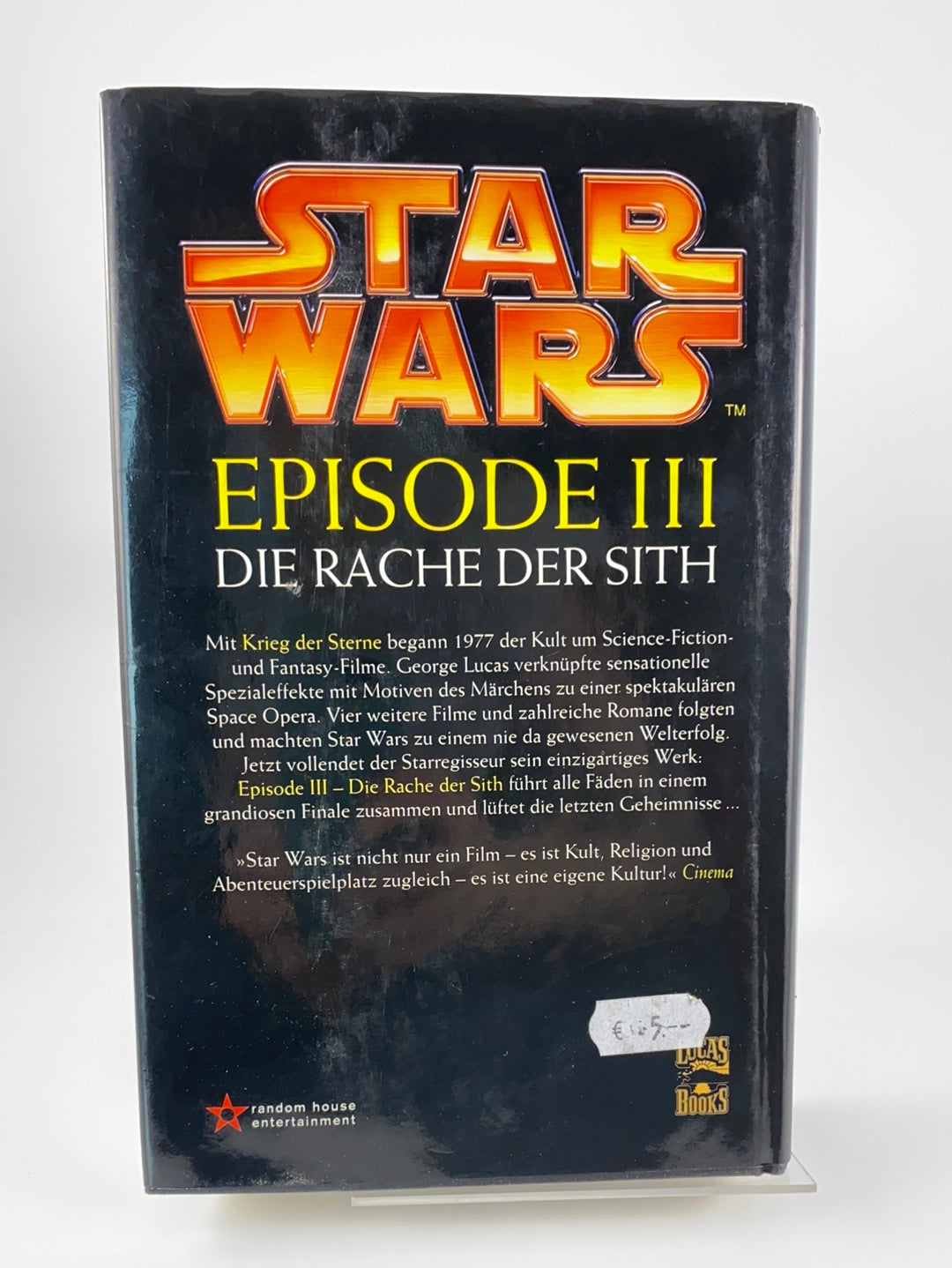 Episode III Die Rache der Sith, Roman