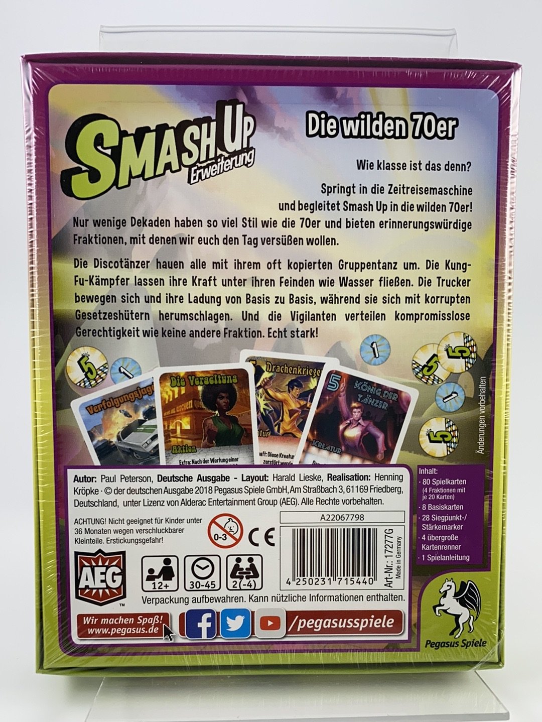 Smash Up Erweiterung: Die wilden 70er