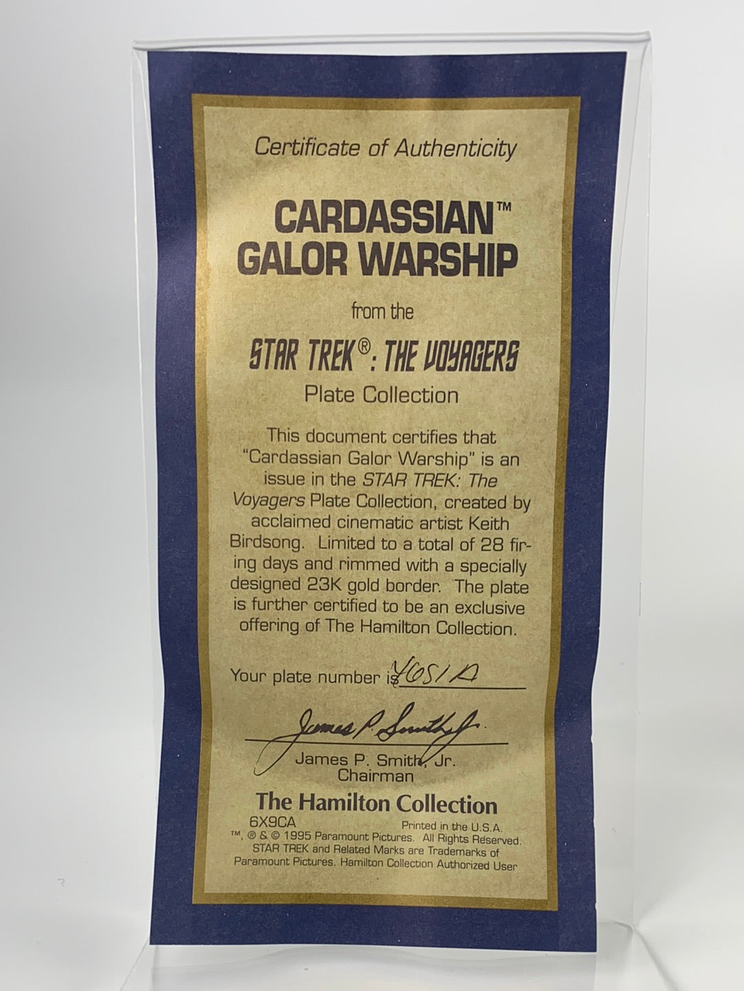 Cardassian Galor Warship Star Trek Sammelteller