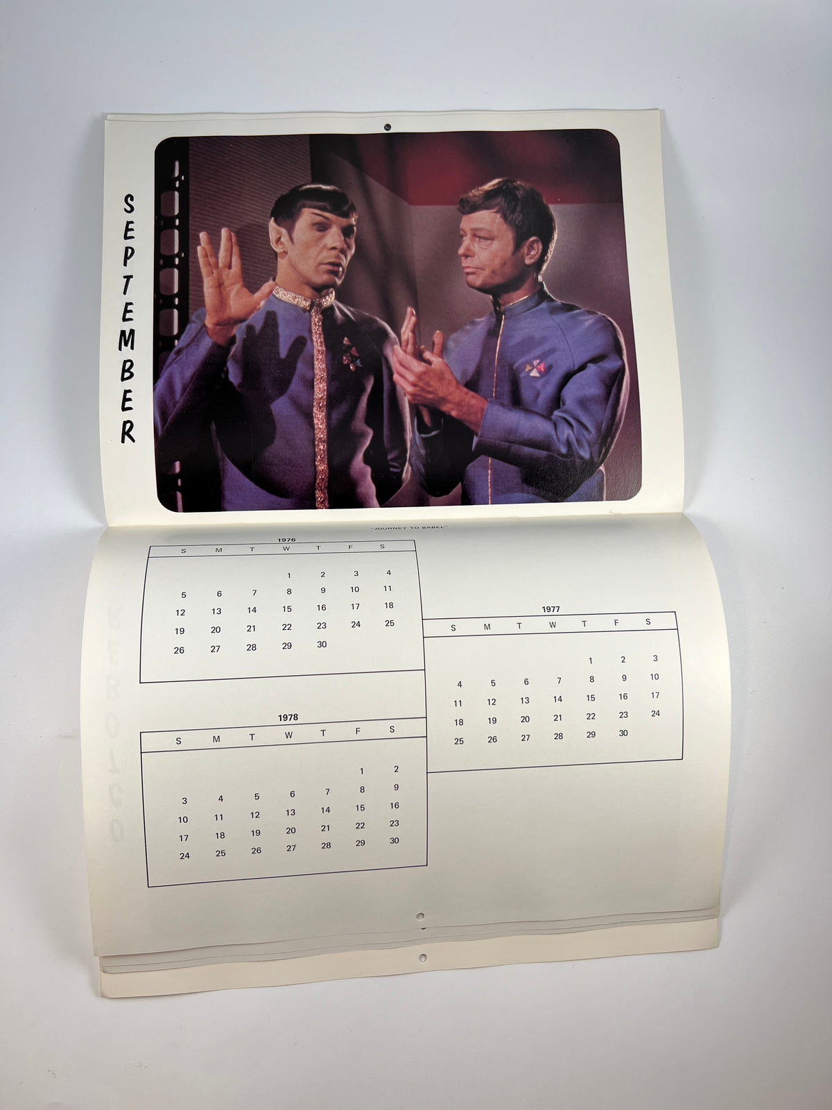 Star Trek Three Year Calendar (´77 / ´78 / `79 )
