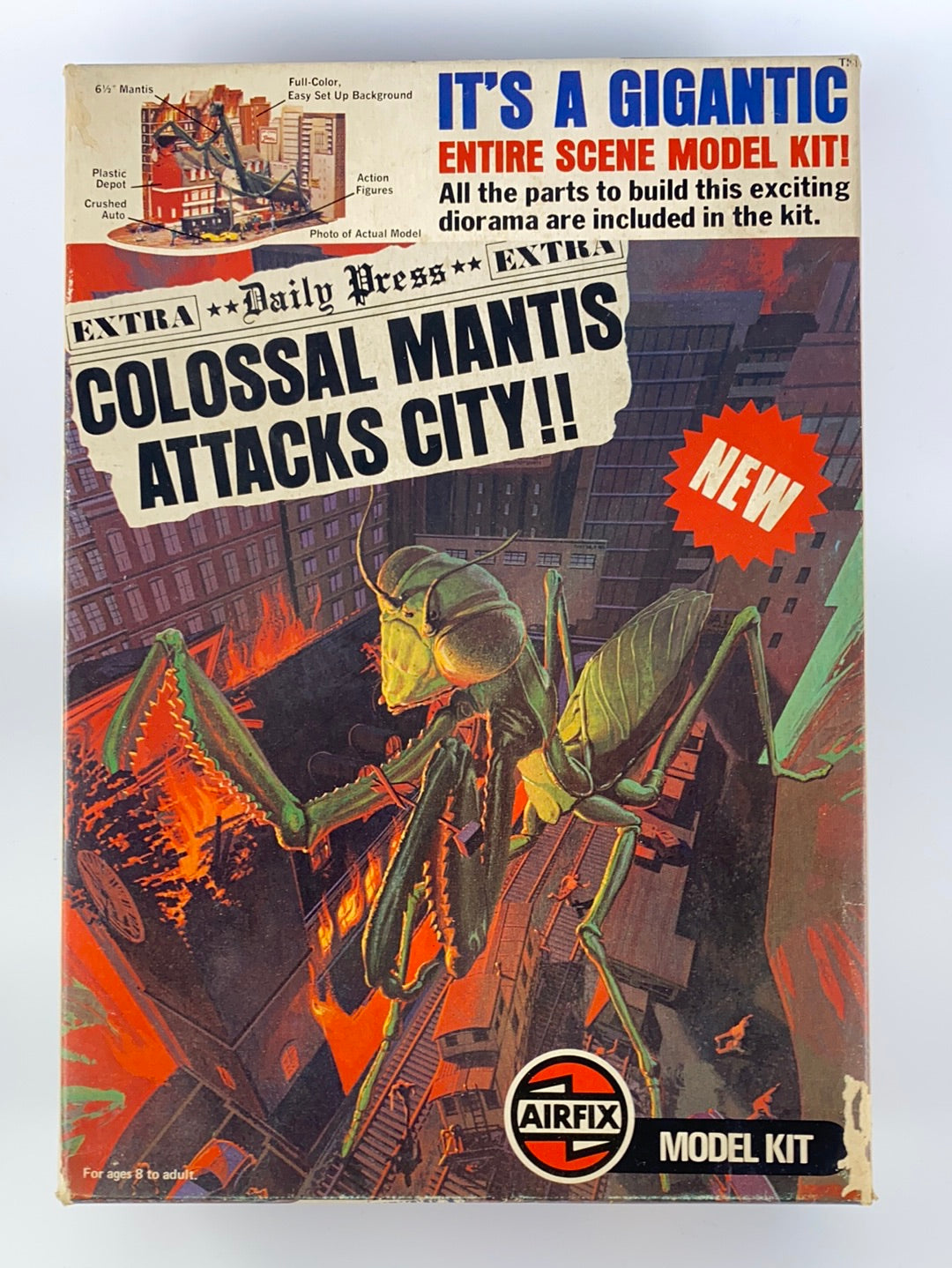 Gigantics FUNDIMENSIONS 1975 Vintage Modellbausatz - Gottesanbeterin