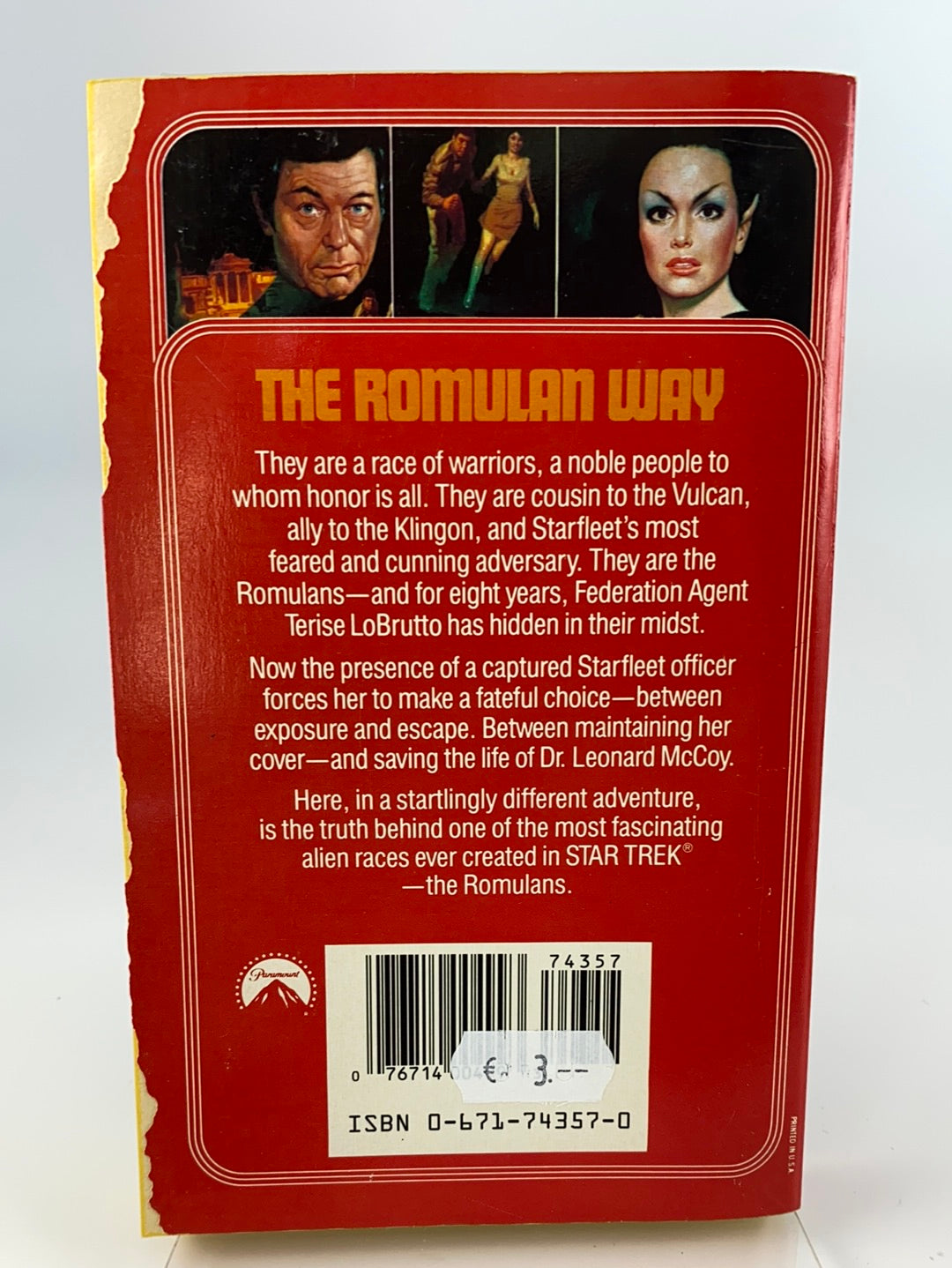 Star Trek - The Romulan Way Roman