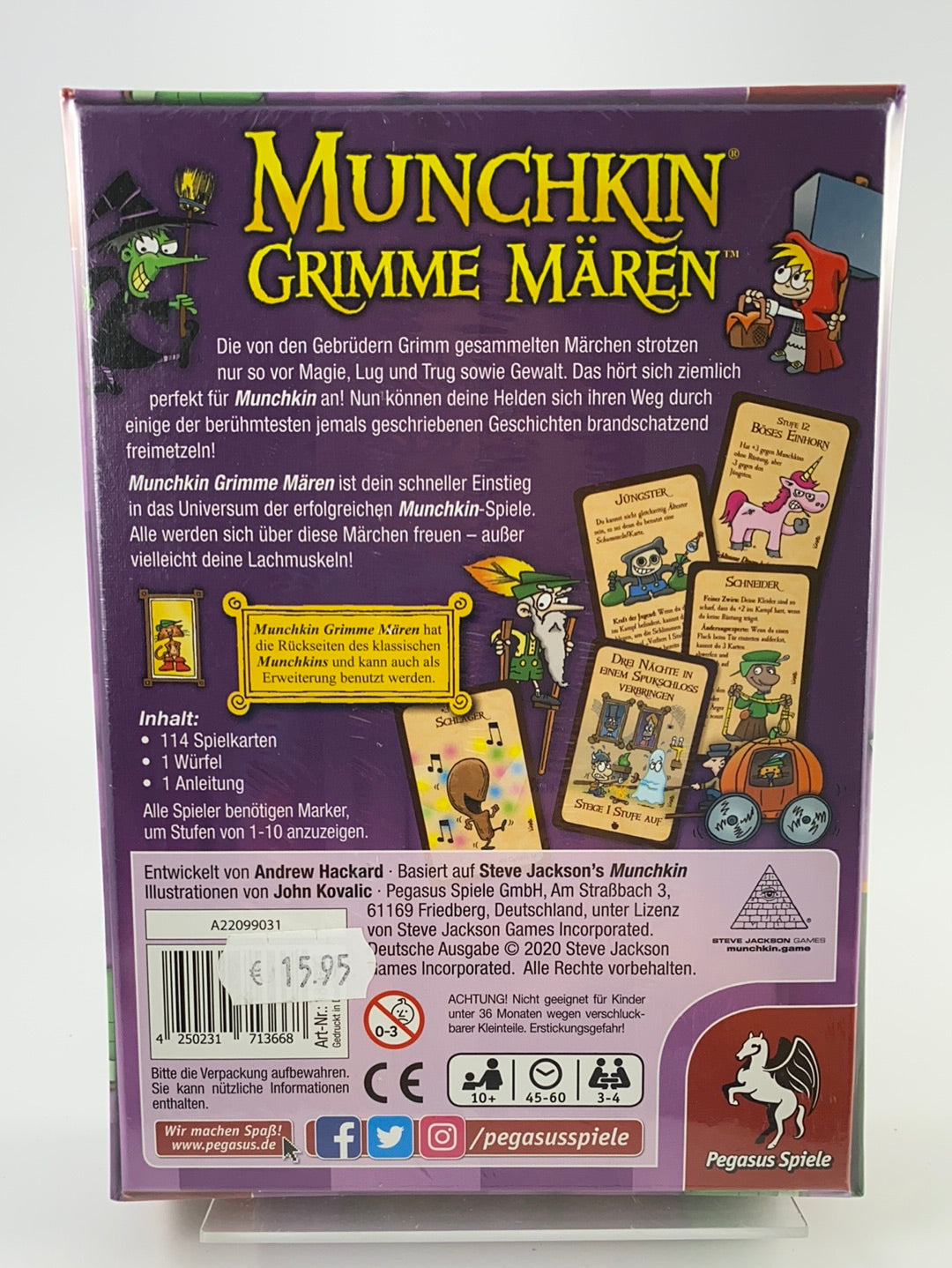 Munchkin Grimme Mären Spiel
