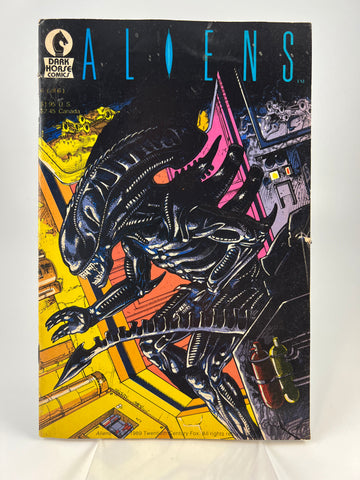 Aliens Comic 6 of  6 Dark Horse first. printing 1989