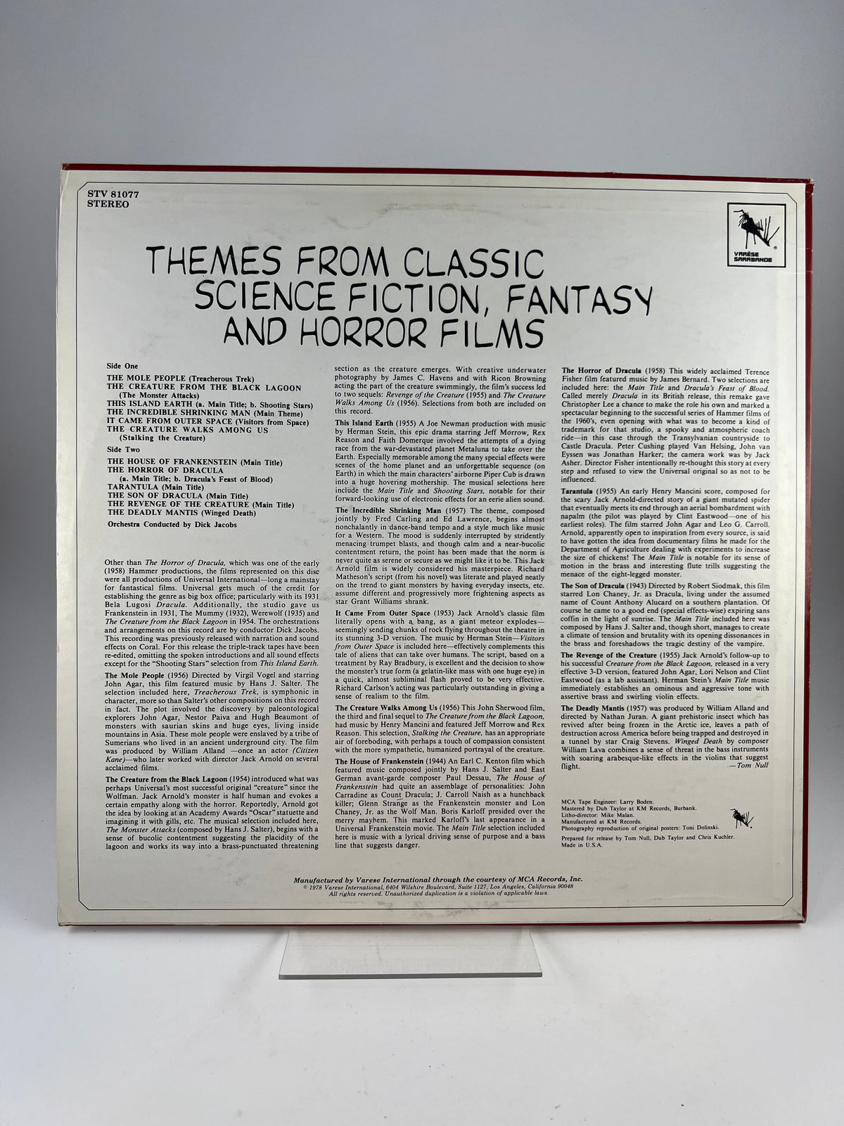 Themes from Science Fiction, Fantasy and Horror Films - Vinyl