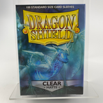Dragon Shield 100 Standard Size Card Sleeves (Clear Matte)