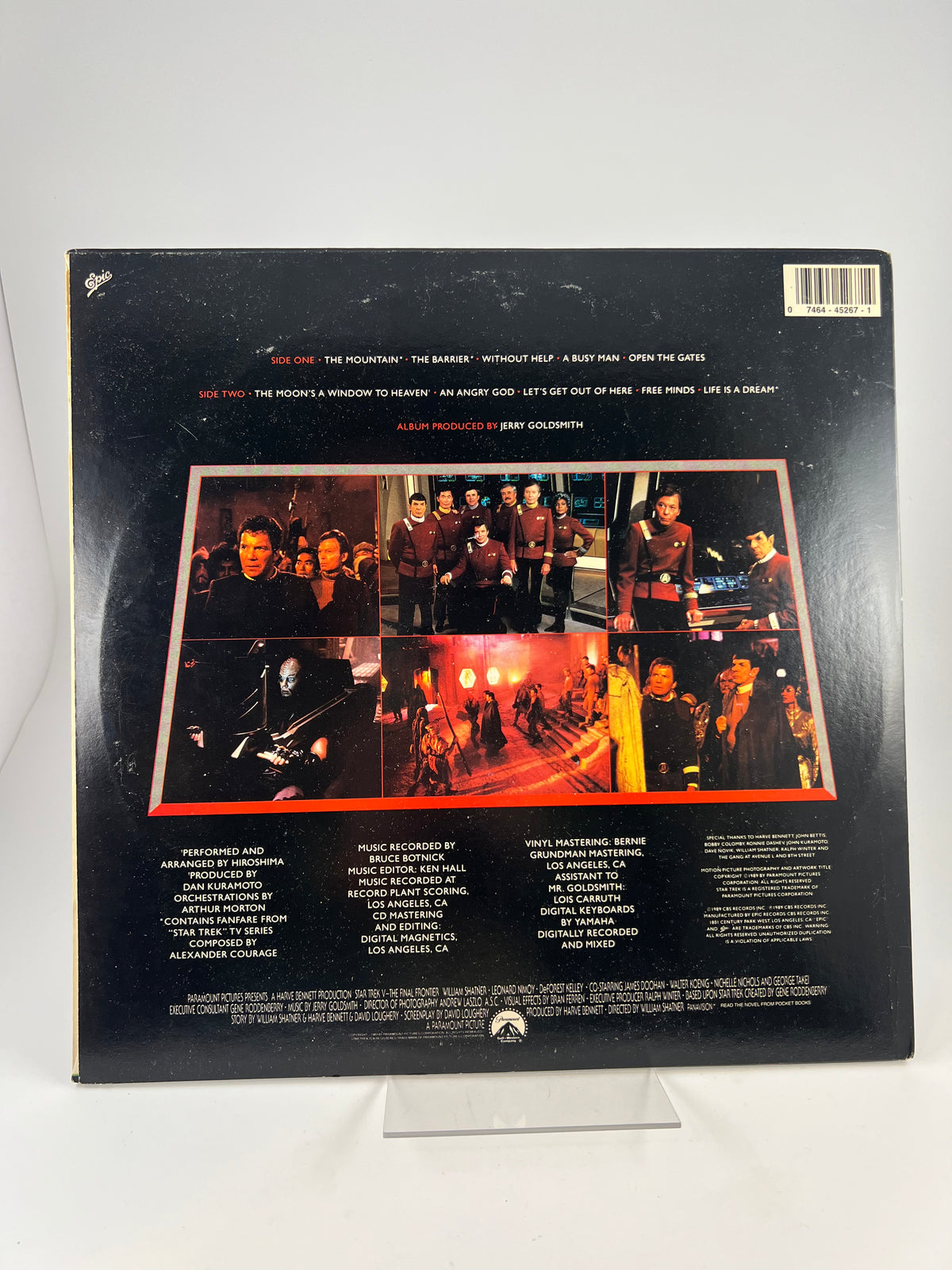 Star Trek V - The Final Frontier LP, Vinyl