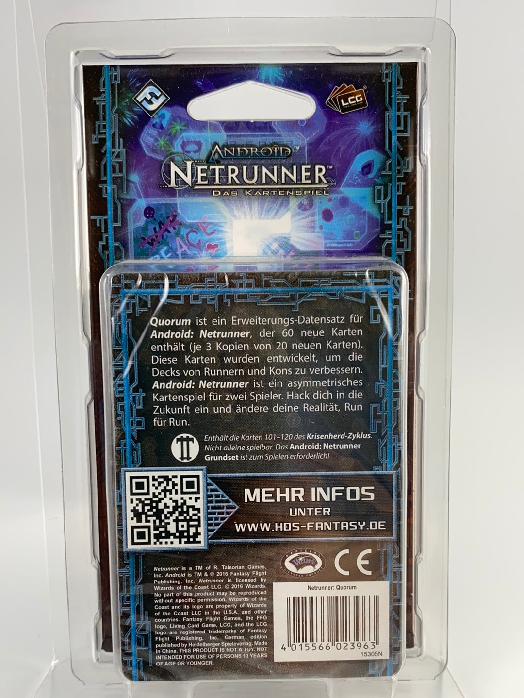 Netrunner Kartenspiel: Quorum Datensatz, Neu!