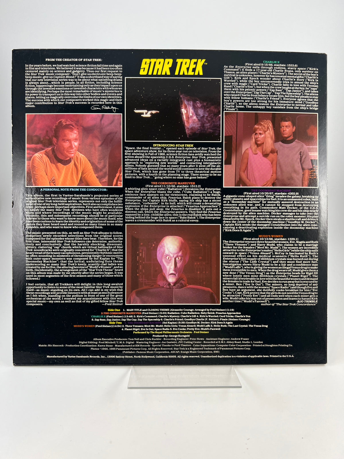Star Trek Selected Episodes LP, Vinyl