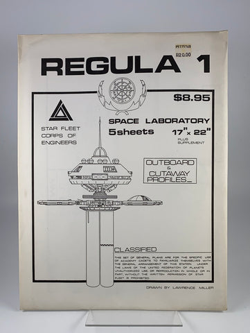 Regula 1 Space Laboratory Blueprint/ Technische Zeichnung