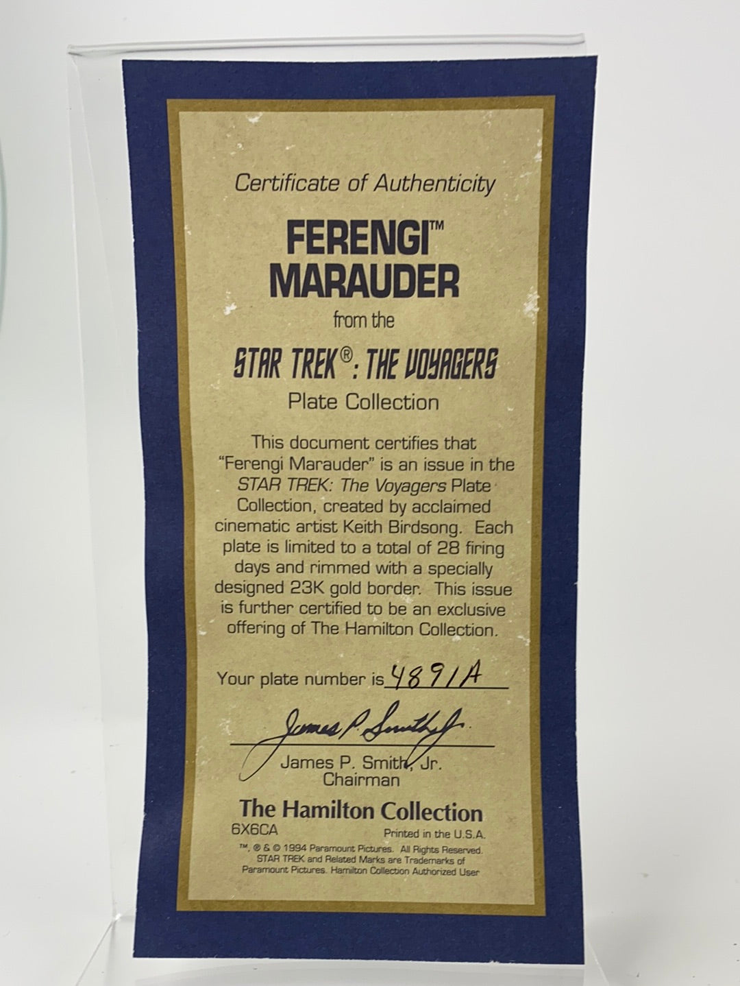 Ferengi Marauder Star Trek Sammelteller