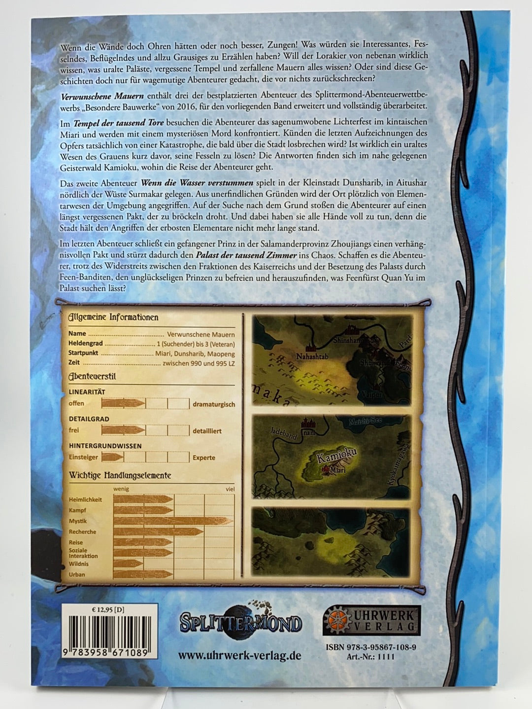 Verwunschene Mauern  - Splittermond RPG Abenteuer