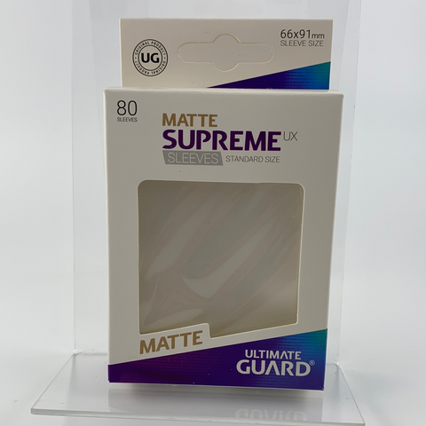 Matte Supreme Sleeves (80 Stk. Matte Transparent) Ultimate Guard
