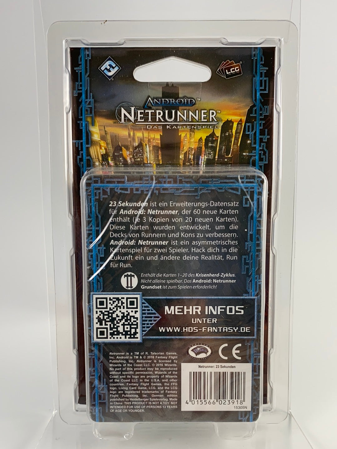 Netrunner Kartenspiel: 23 Sekunden Datensatz, Neu!
