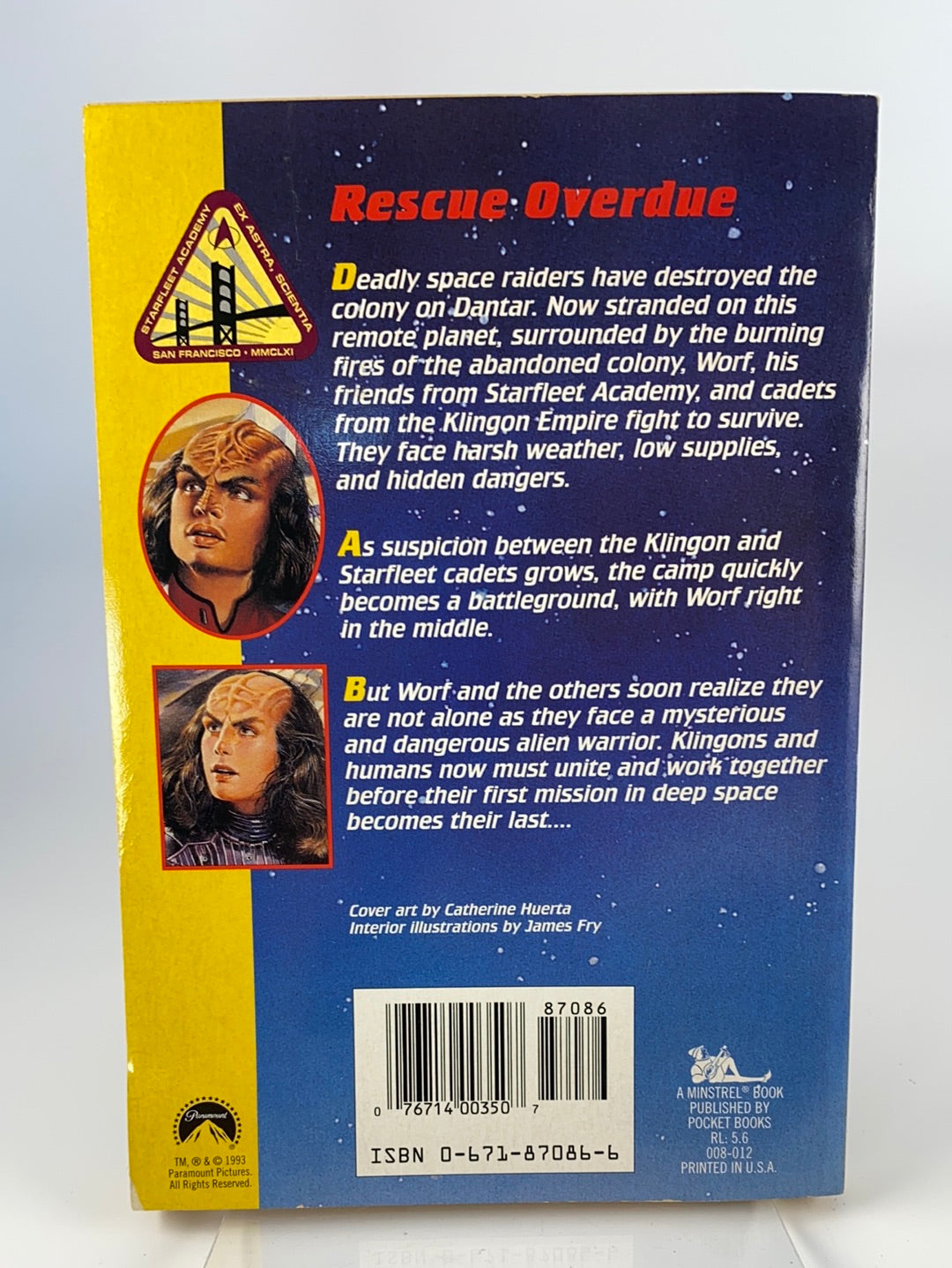 Star Trek TNG - Starfleet Academy Survival Roman