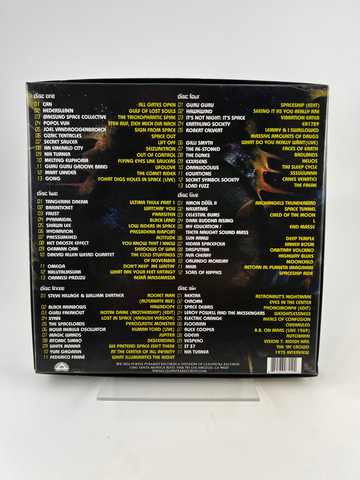 Space Rock: An Interstellar Traveler´s Guide, kpl. Buch und 6 CD´s in Schuber