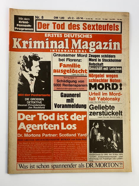 Dr. Morton Kriminal Magazin Nr. 8